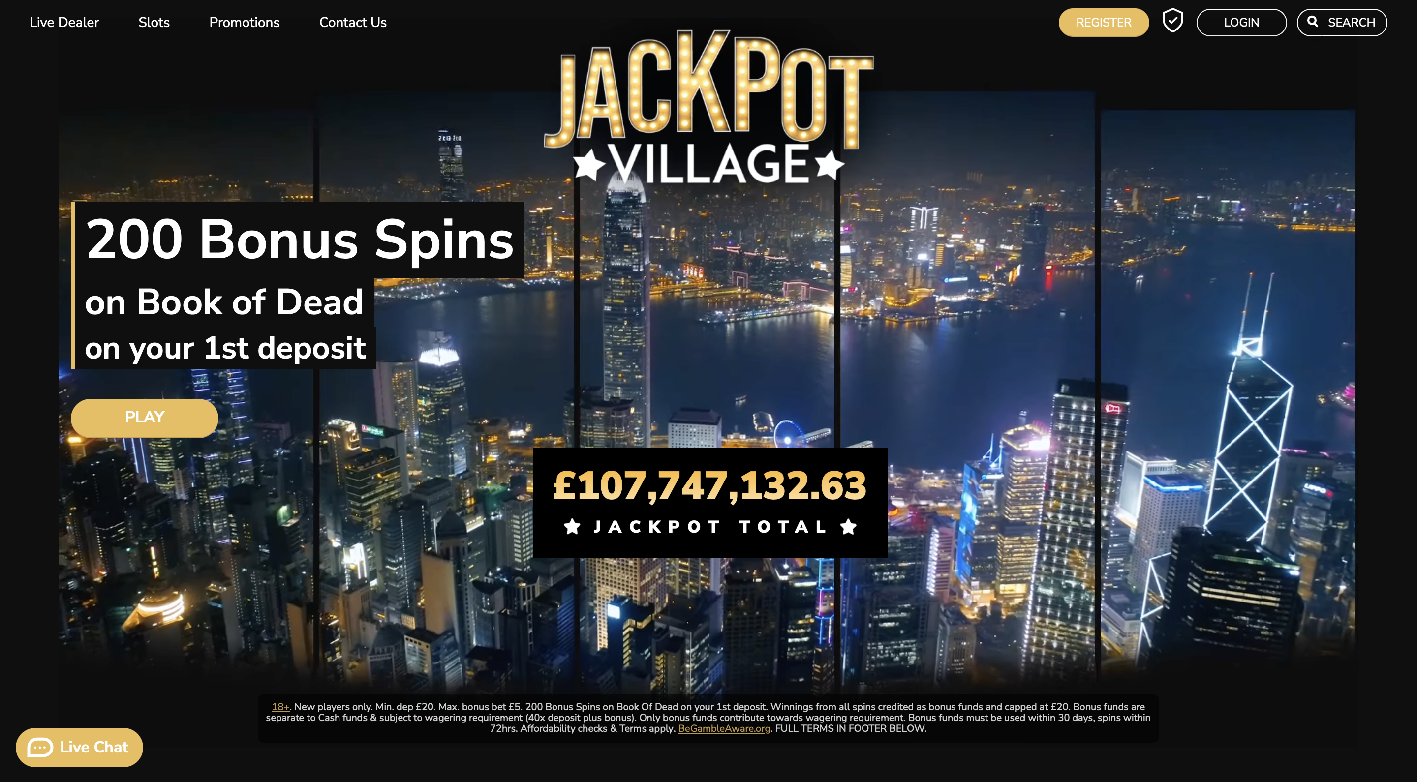 Jackpot Village Homepage