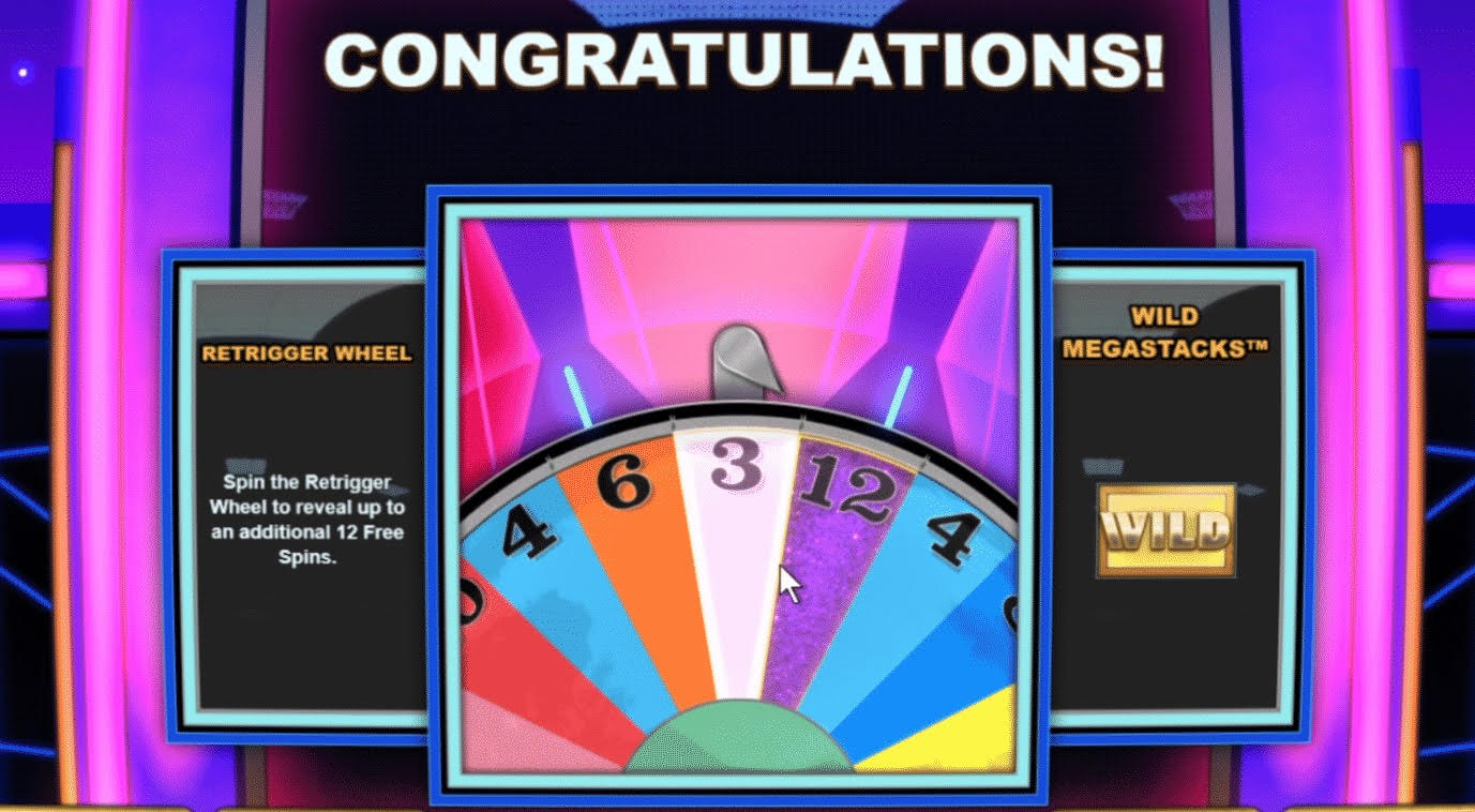 Wheel of Fortune Megaways Retrigger Wheel