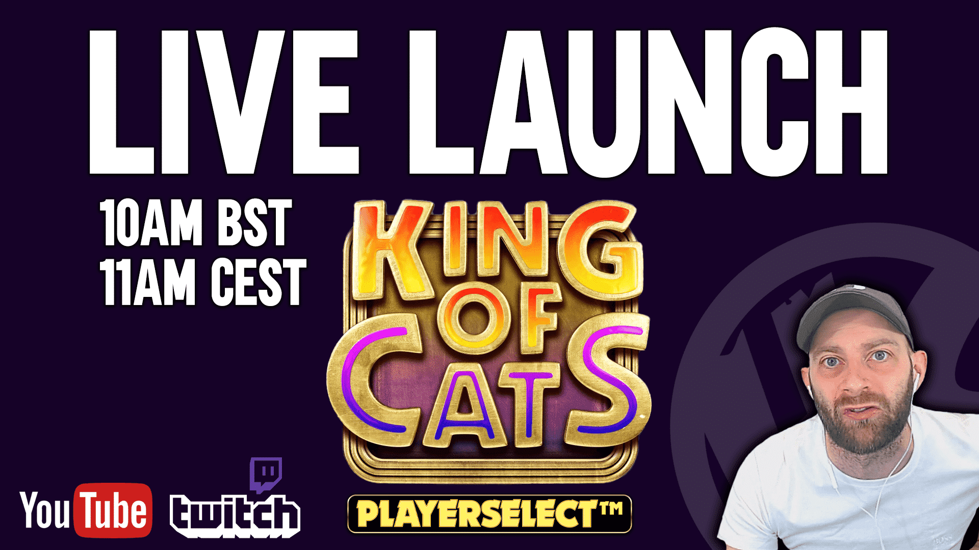 King of Cats Megaways Playerselect™ Live Launch