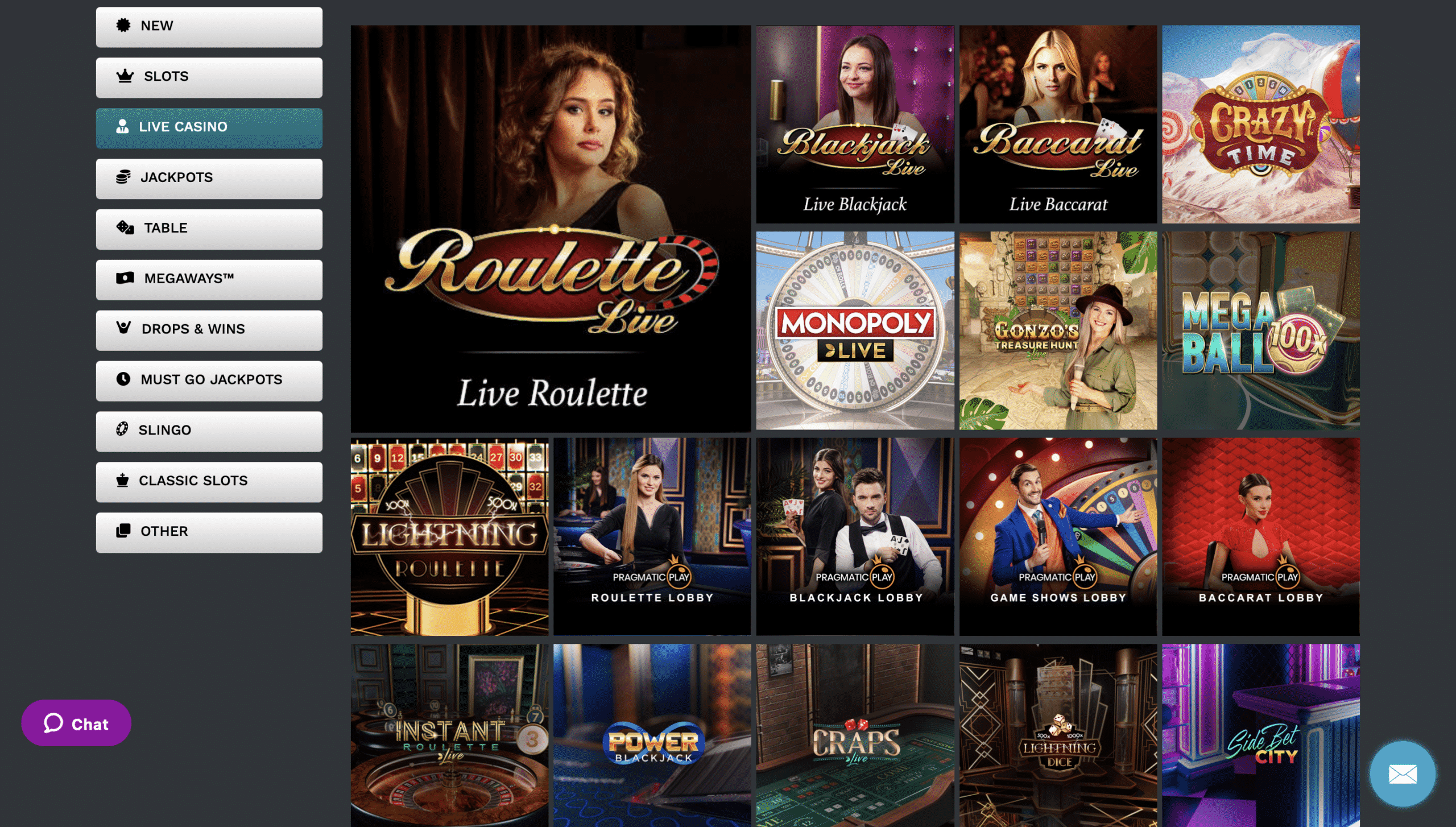 21Prive Casino Live Casino