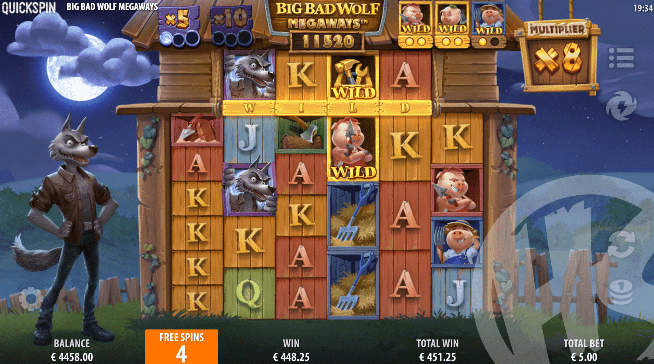 Big Bad Wolf Megaways Free Spins