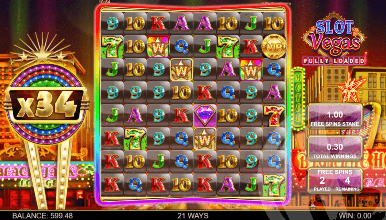 Rainbow Wild Bonus During Free Spins