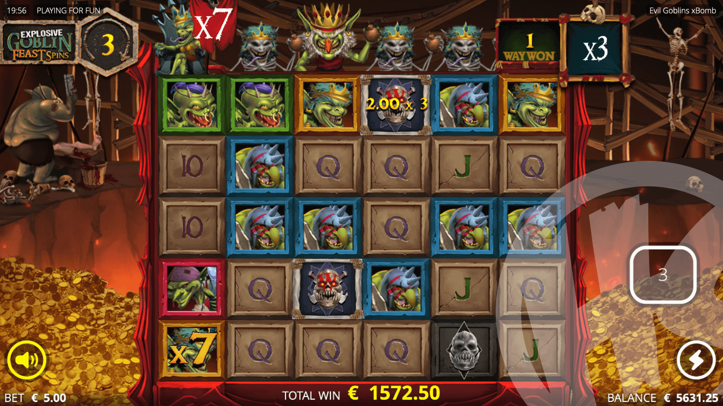 Evil Goblins xBomb Explosive Goblin Feast Spins