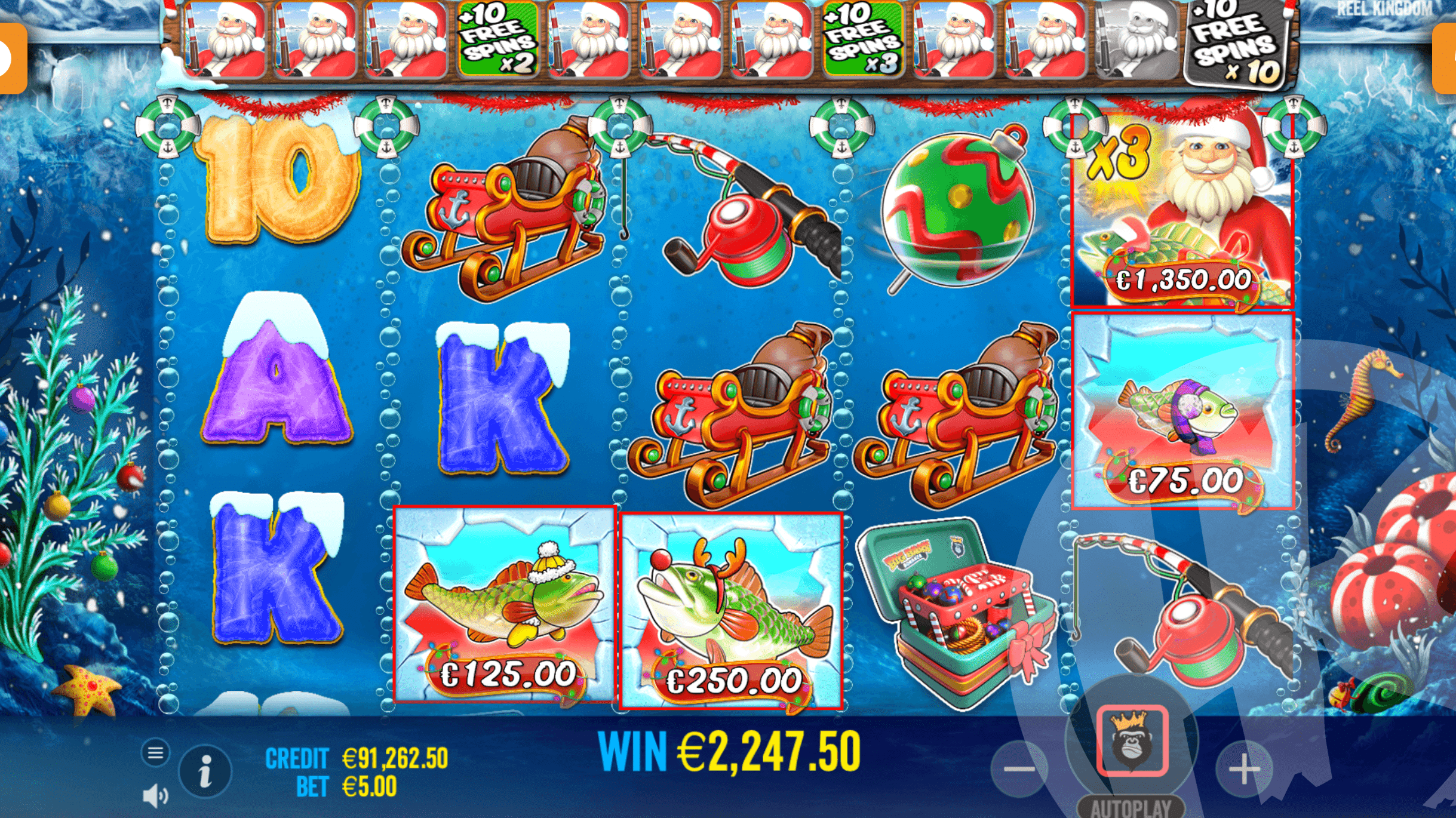 Christmas Big Bass Bonanza Free Spins