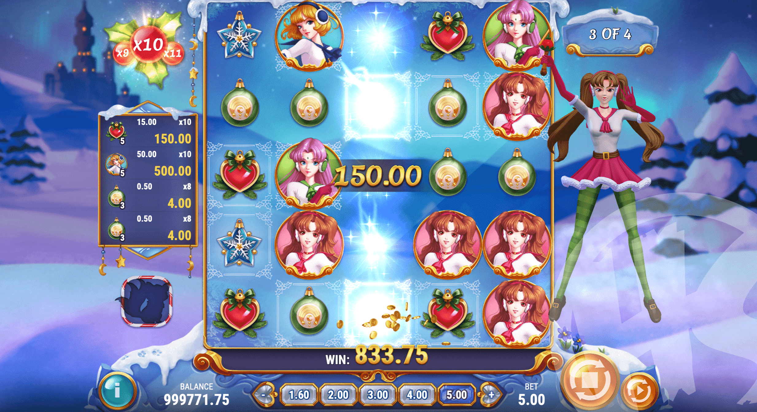 Moon Princess Christmas Kingdom Love Free Spins