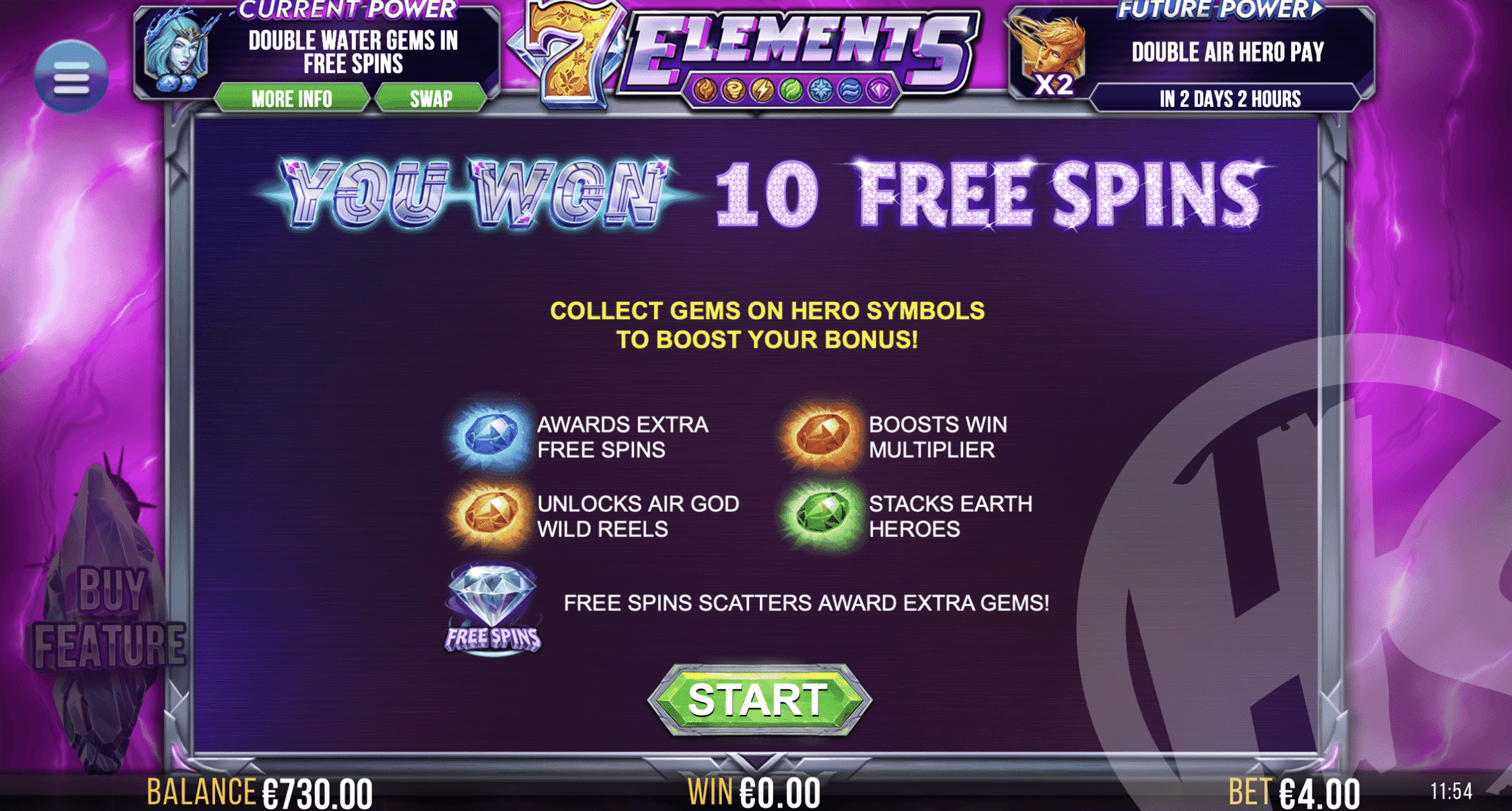 7 Elements Free Spins