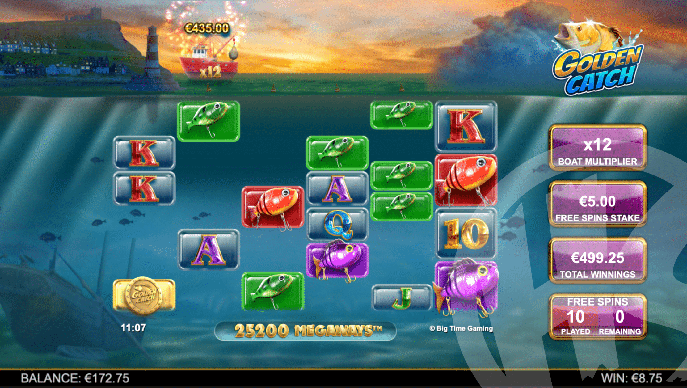 Golden Catch Free Spins