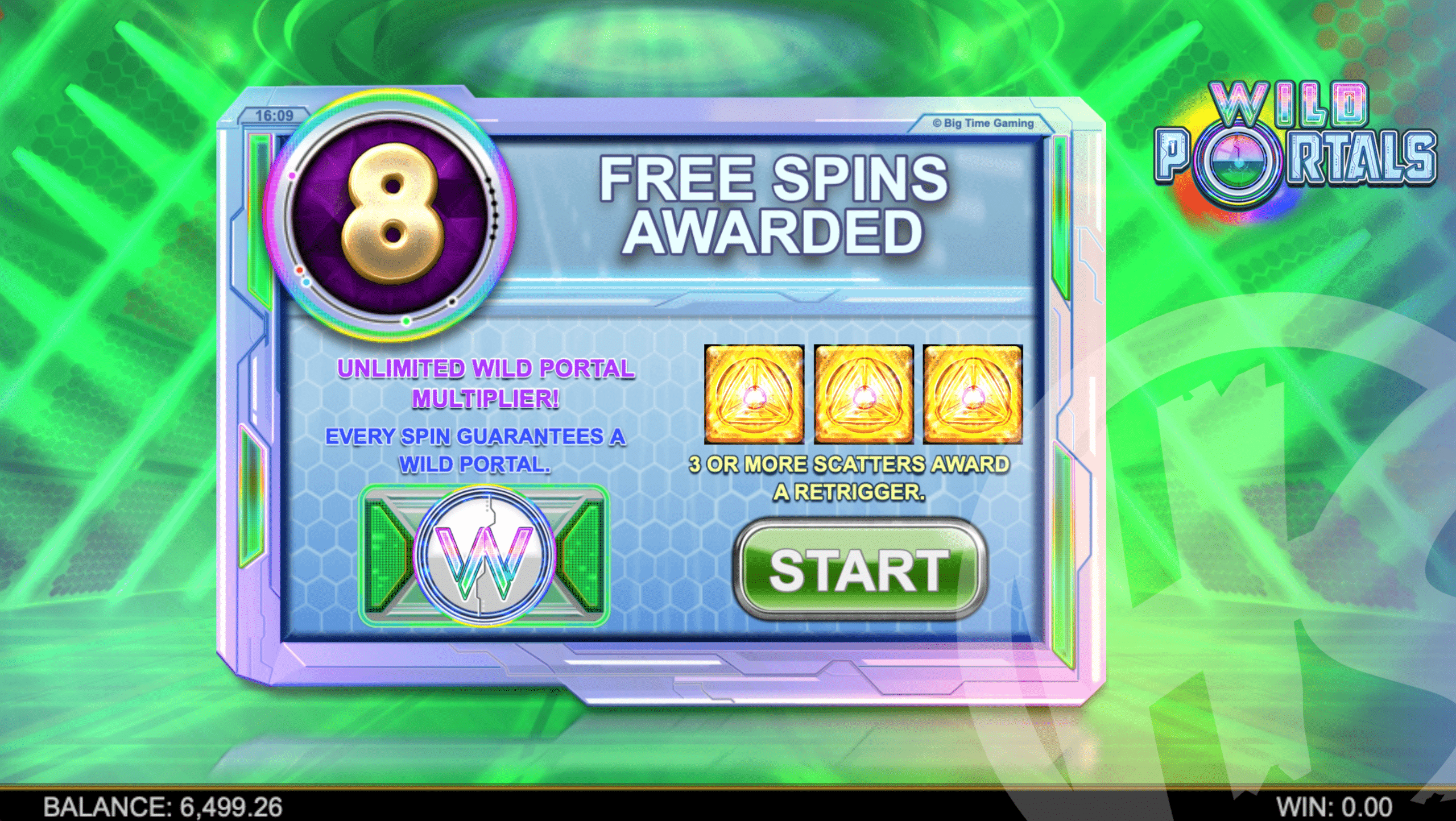 3 or More Scatters Trigger Free Spins