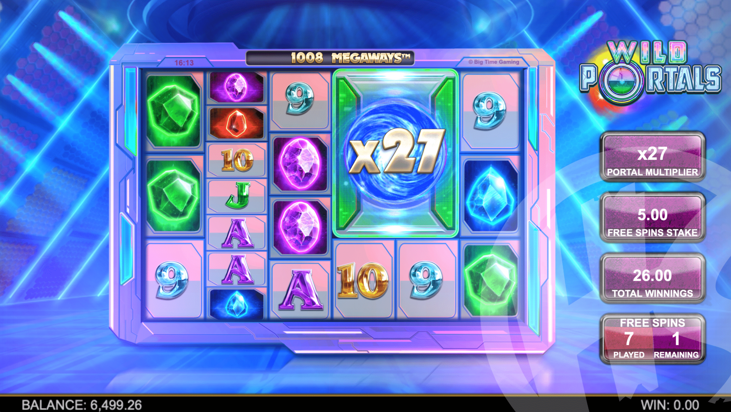 Wild Portals Free Spins