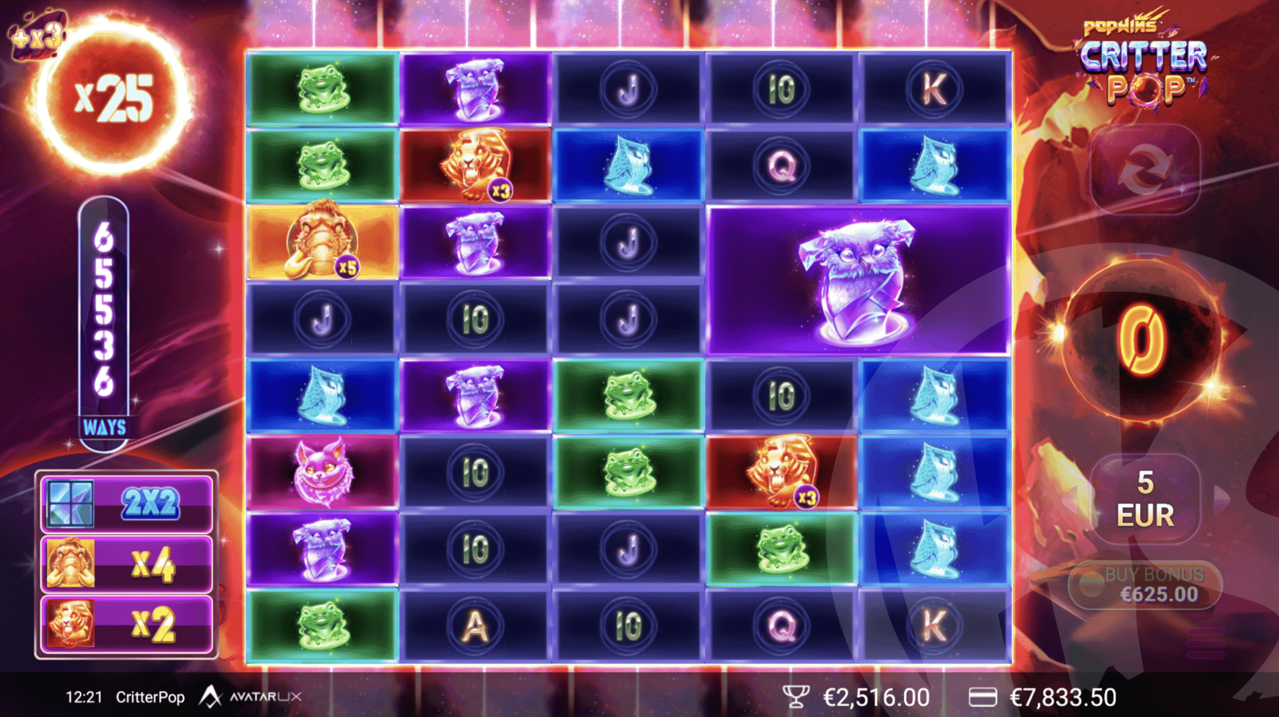 CritterPop Free Spins