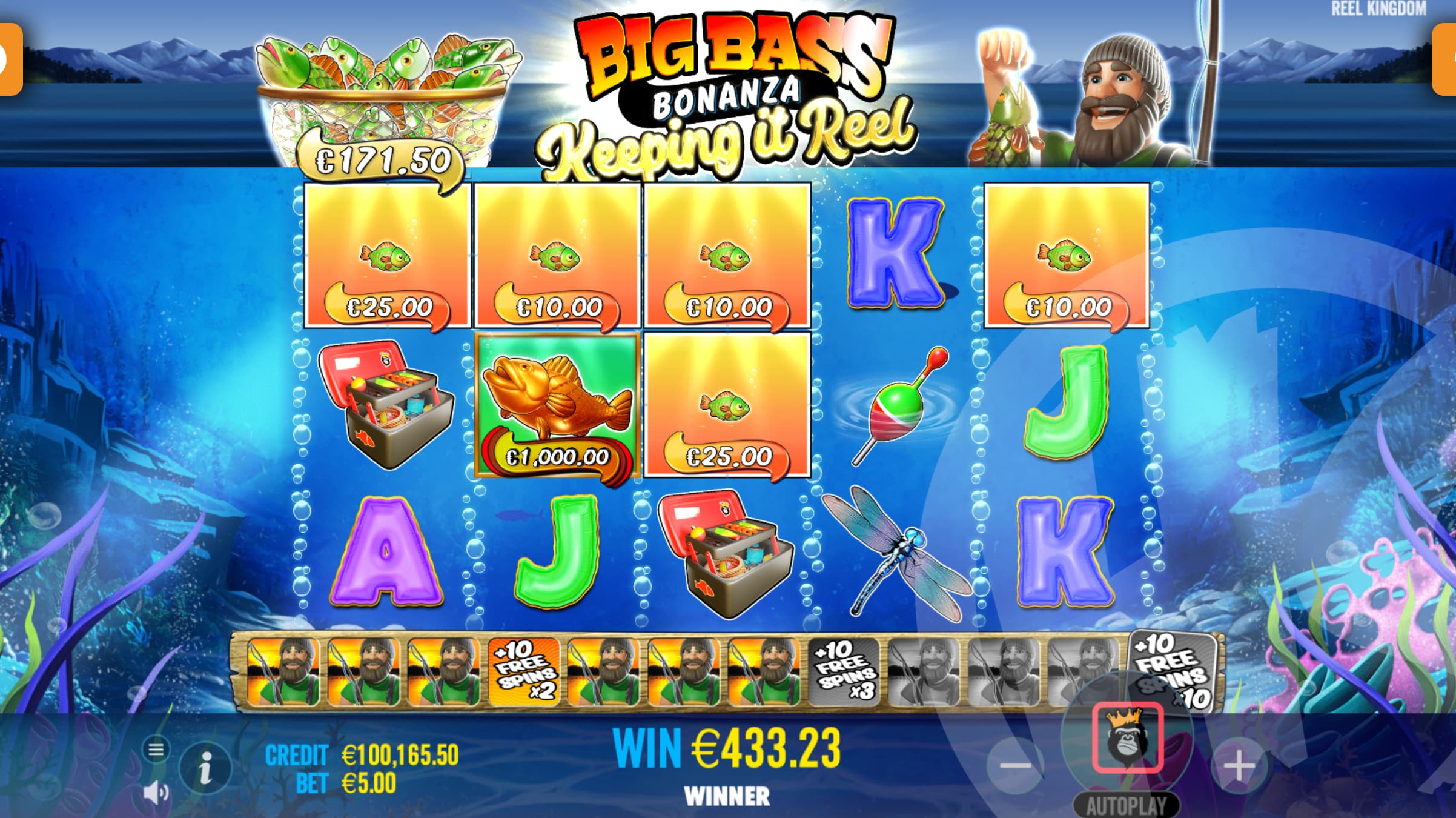 Big Bass Keeping it Reel Free Spins