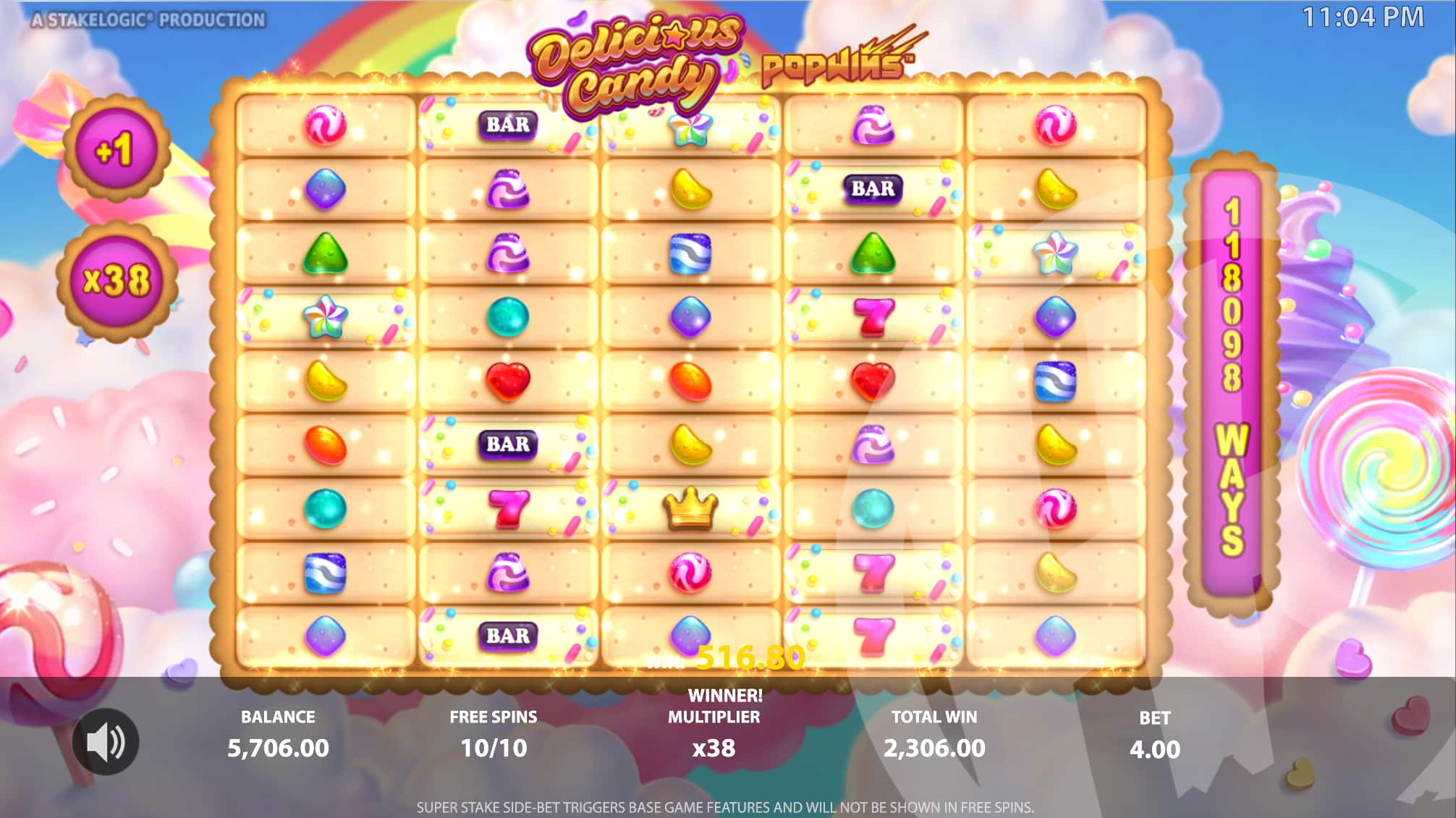 Delicious Candy PopWins Free Spins