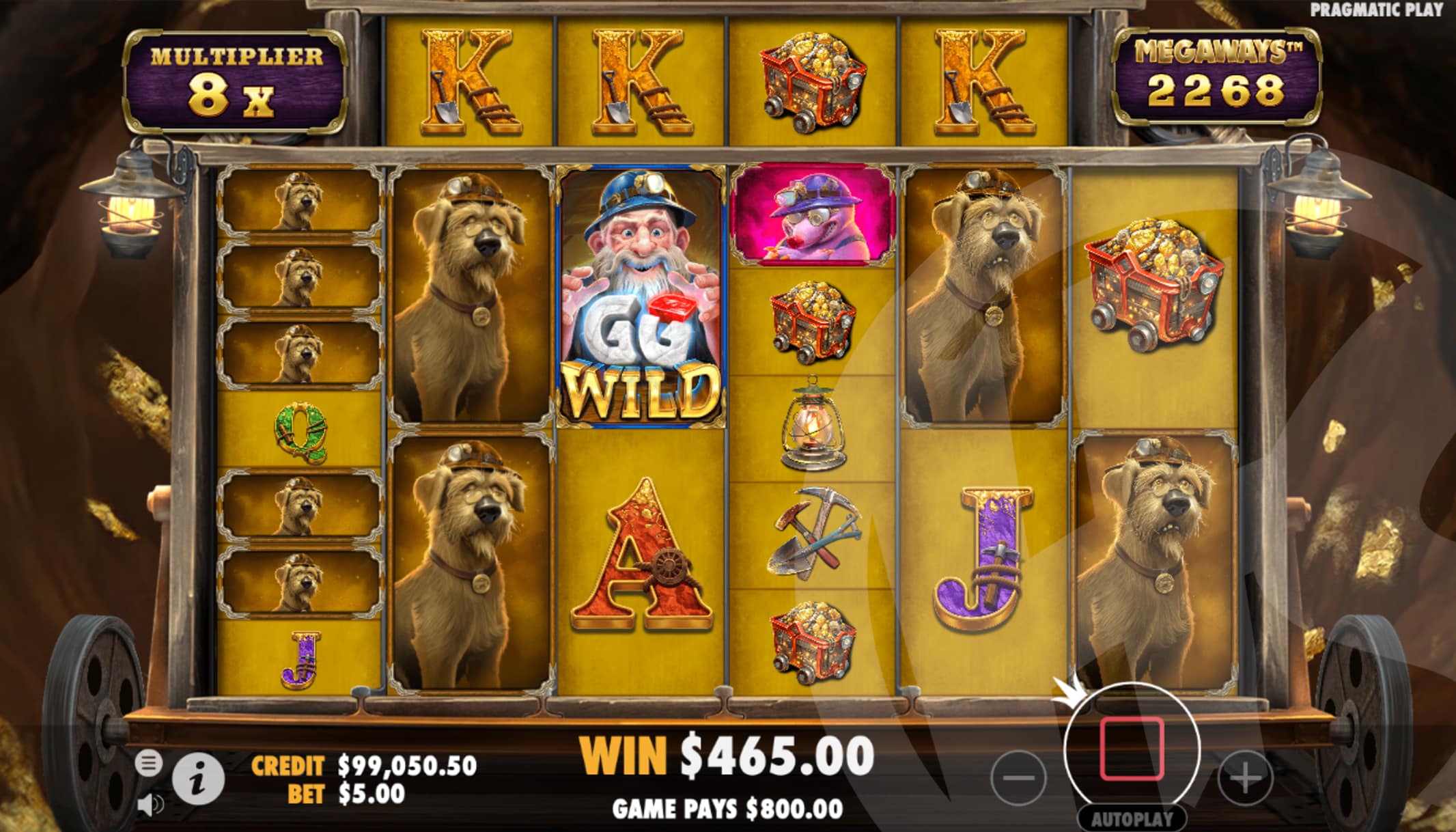 Old Gold Miner Megaways Free Spins