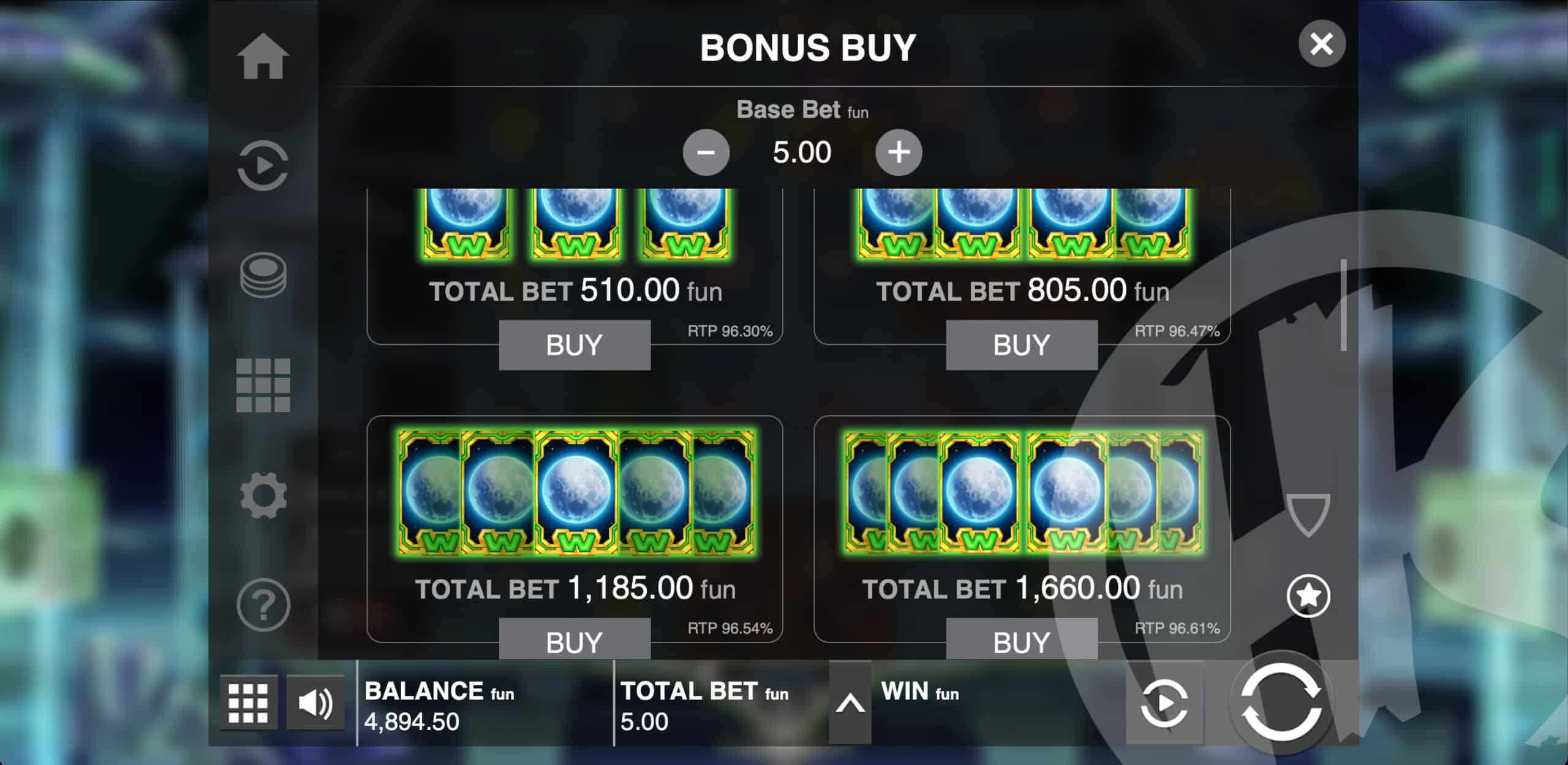 Bonus Buy Options