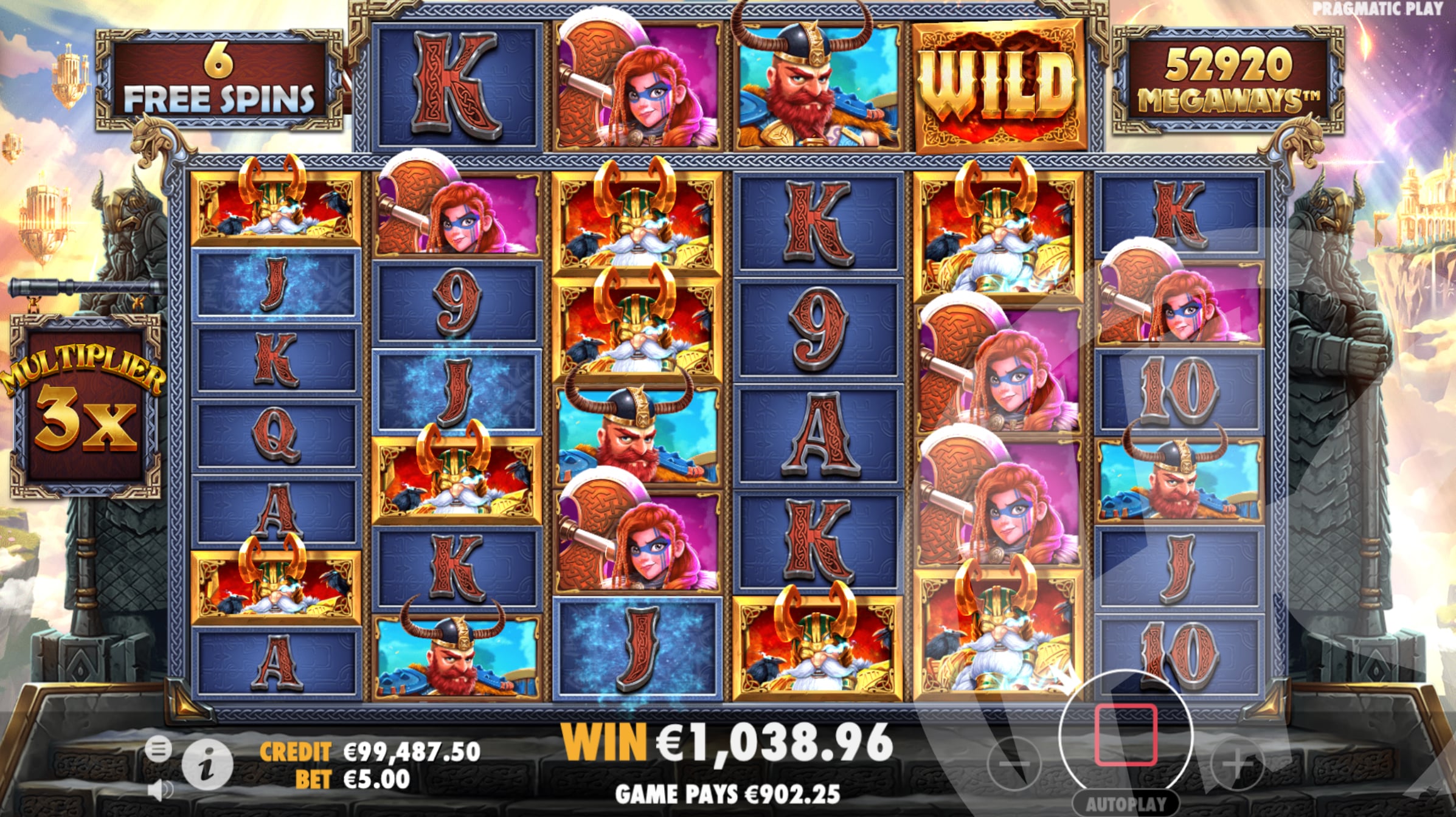 Fury of Odin Megaways Free Spins