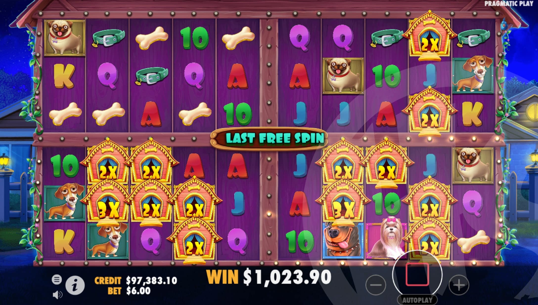 The Dog House Multihold Free Spins