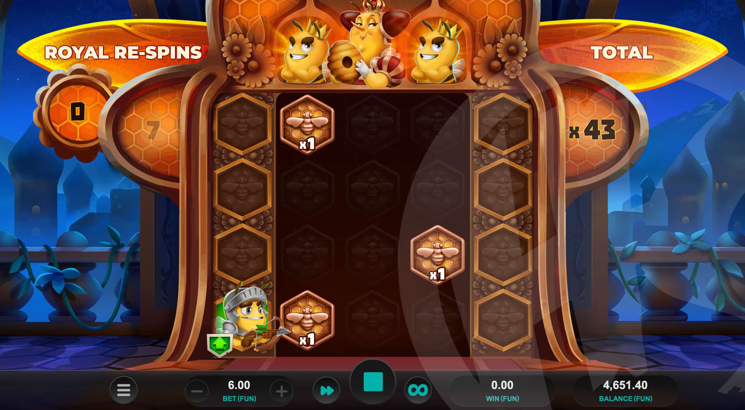 Beellionaires Dream Drop Bonus Game Royal Re-spins