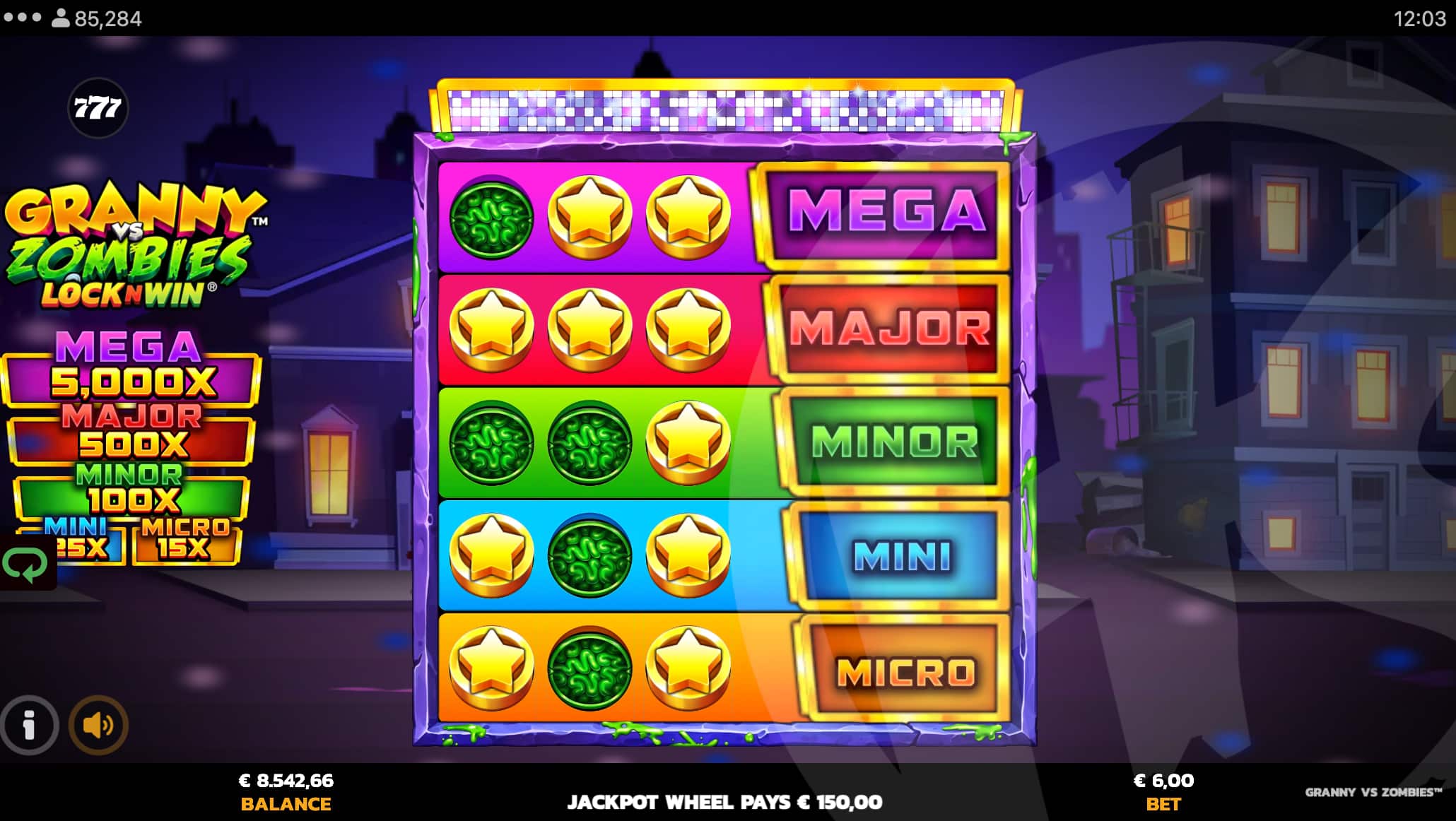 Granny Vs Zombies Jackpot LockNWin Feature