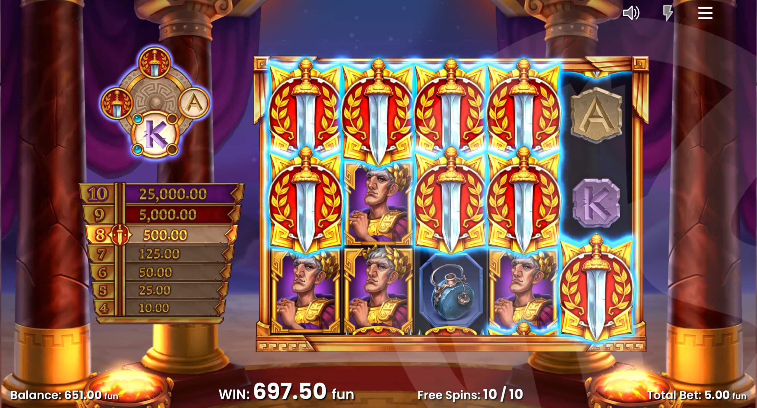 10 Swords Free Spins