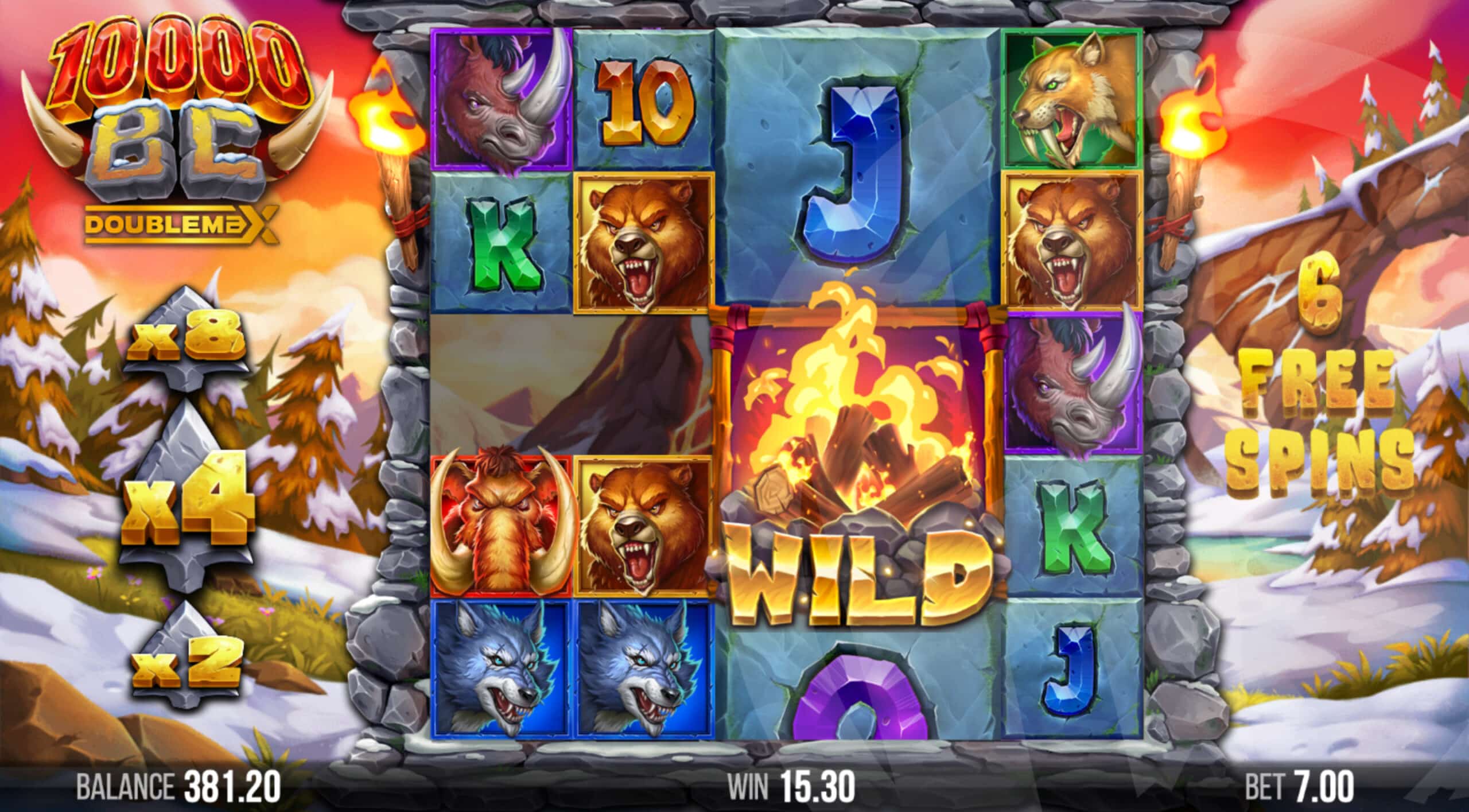 Wilds Are Added to the Reels Each Time Winning Symbols are Removed During Free Spins