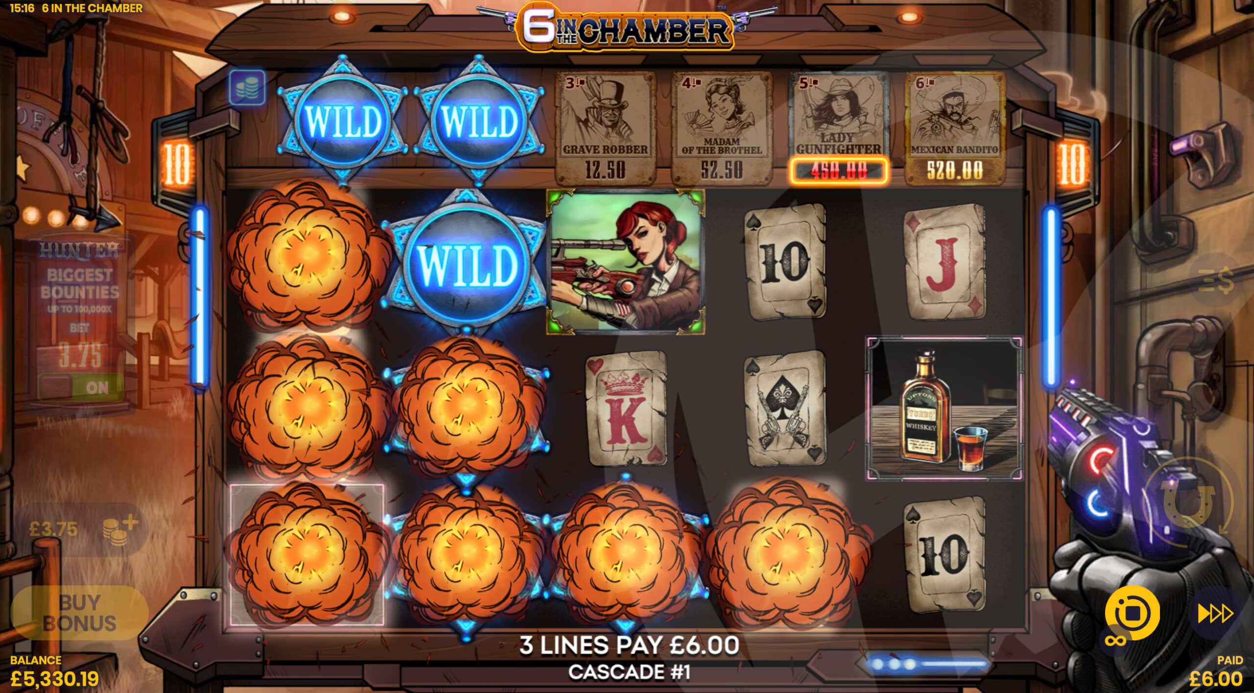 6 In The Chamber Offers Players 10 Fixed Win Lines