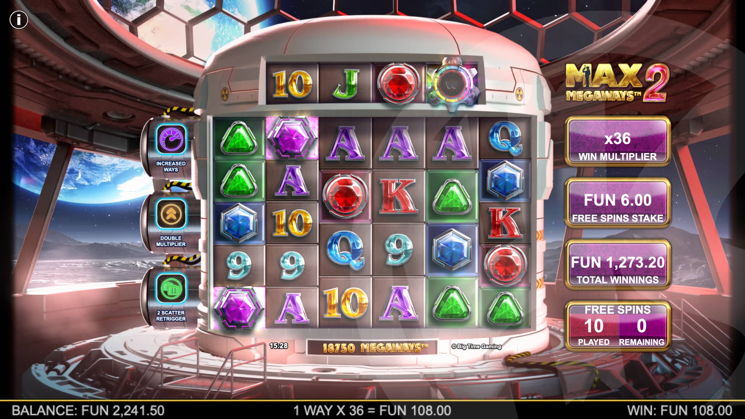 Max Megaways 2 Enhanced Free Spins