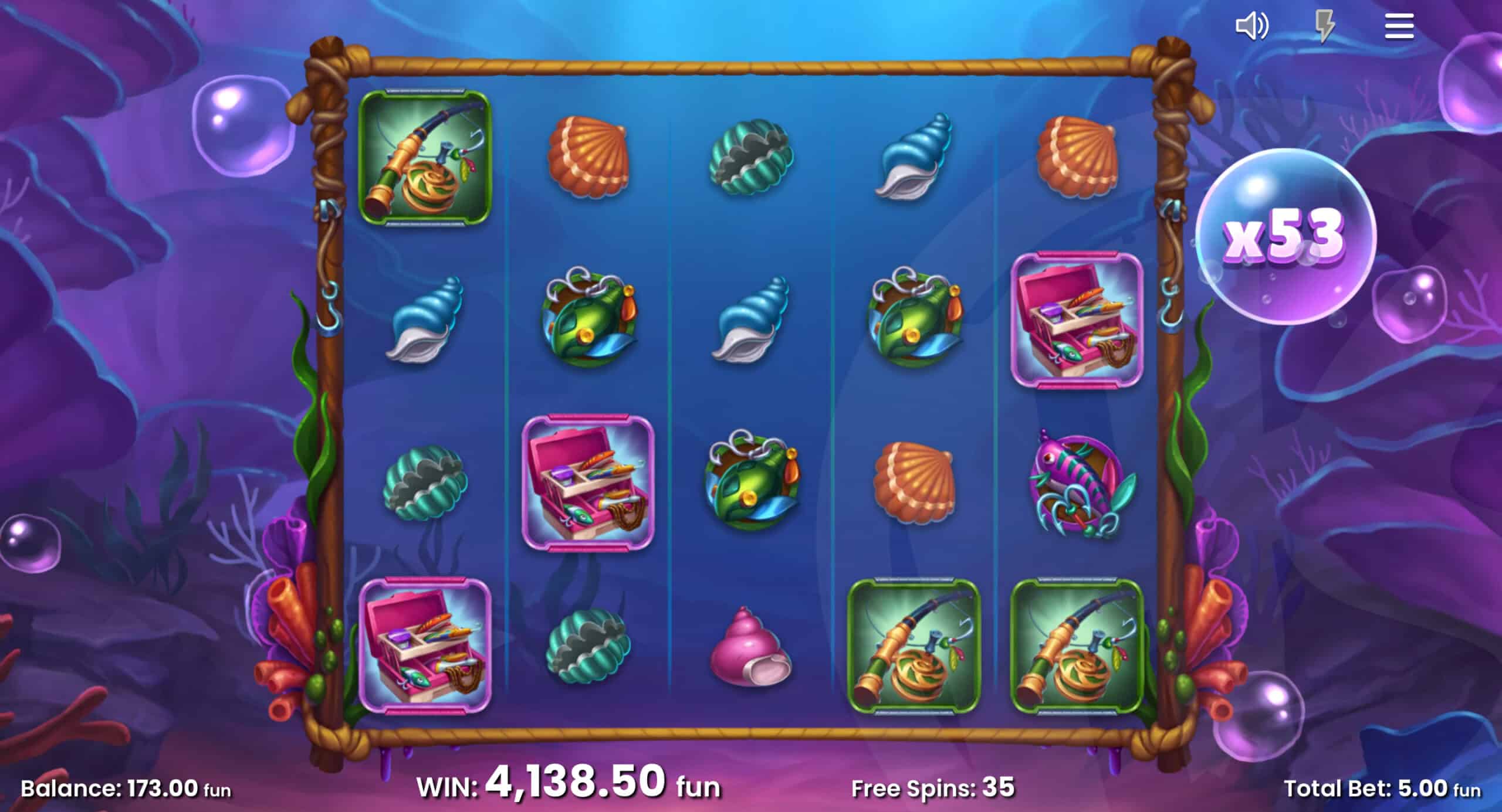 Fish 'n' Nudge Free Spins