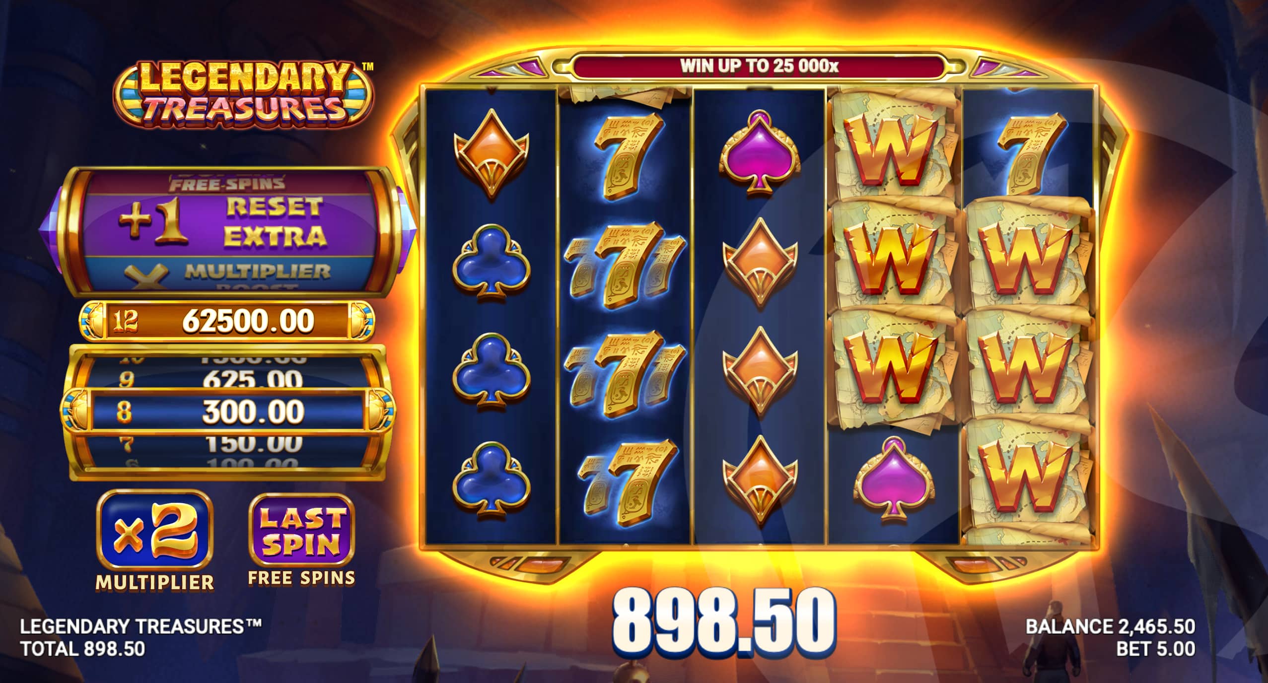 Legendary Treasures Free Spins