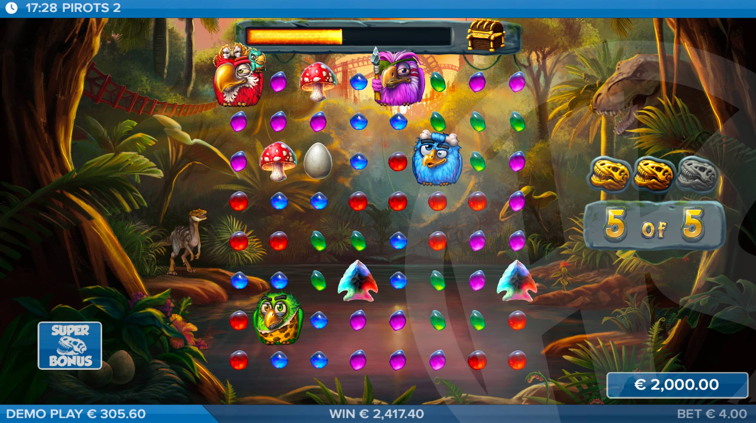 Pirots Super Bonus Game