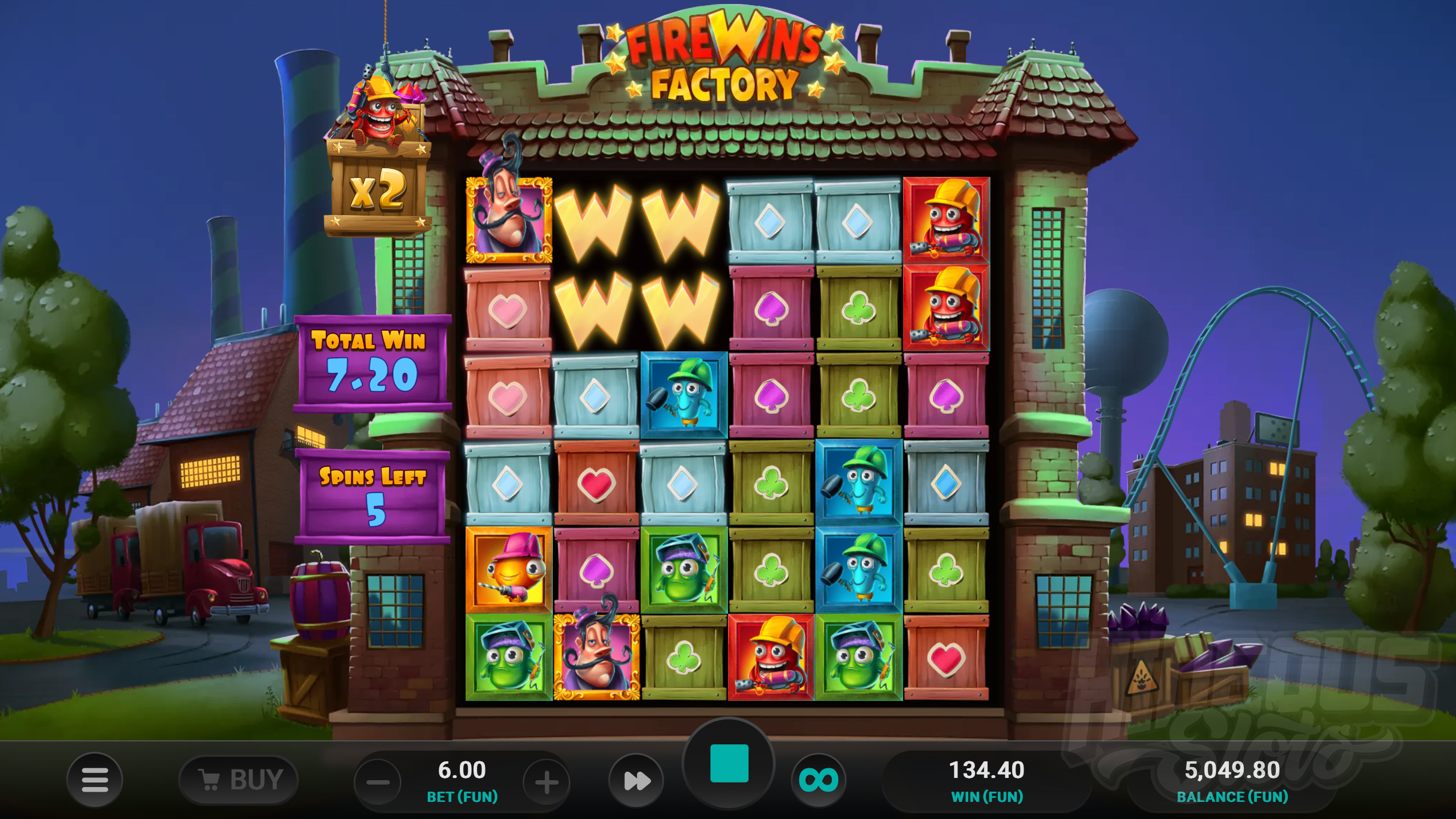 Firewins Factory Free Spins