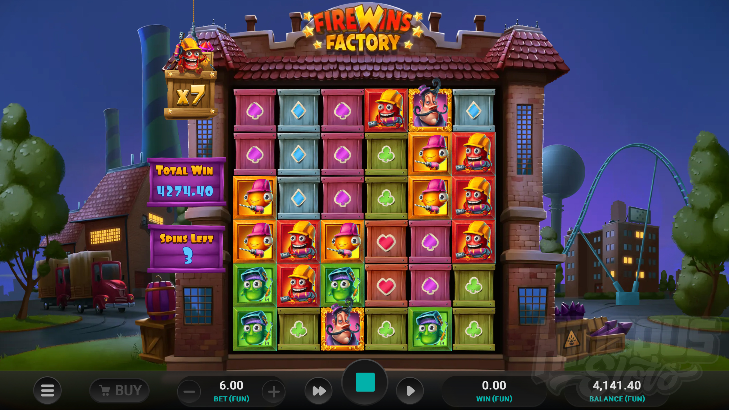 Firewins Factory Super Free Spins