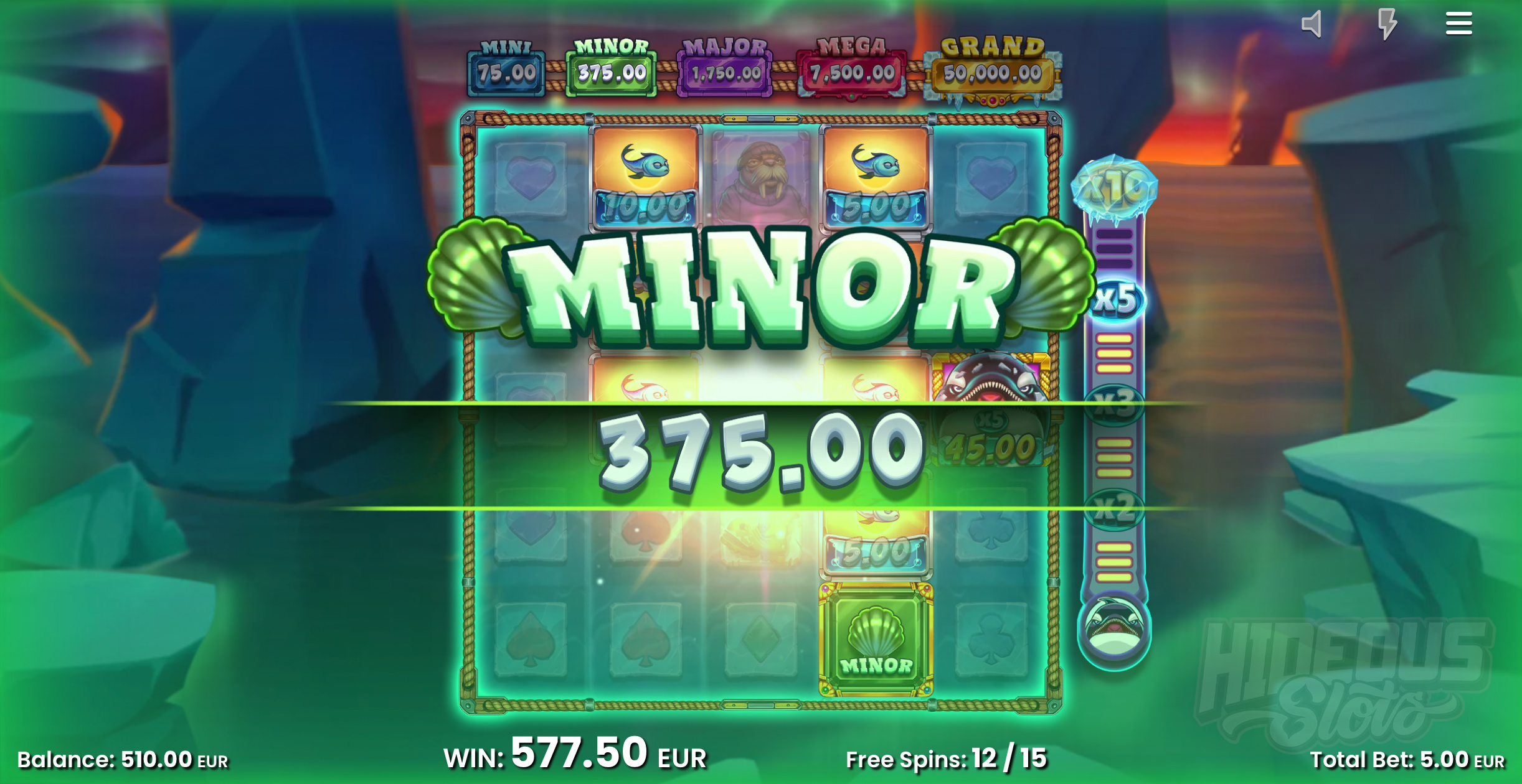 Jackpot Symbols Can Land on Reels 2, 3 or 4