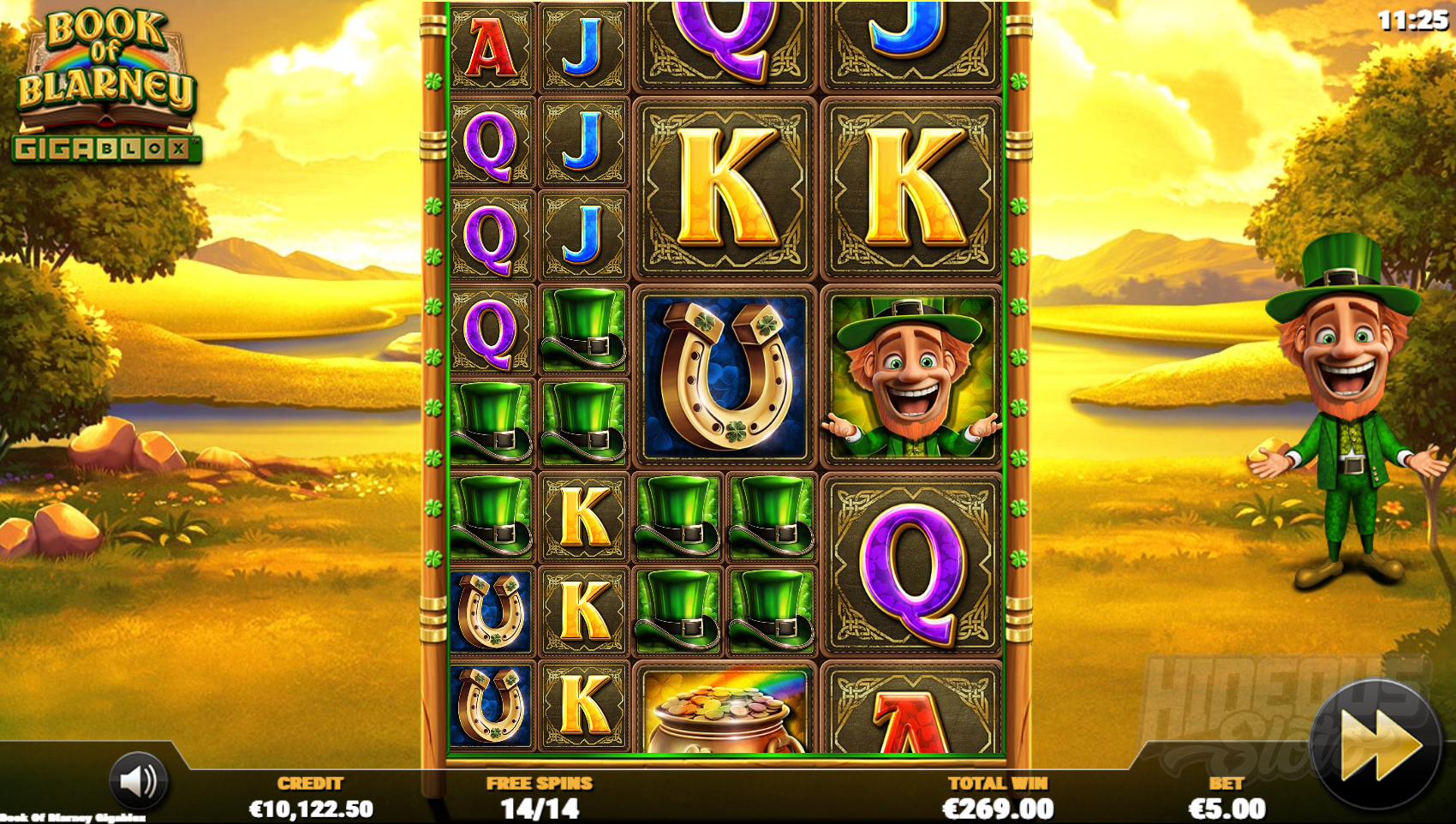 Book of Blarney Gigablox Free Spins Bonus