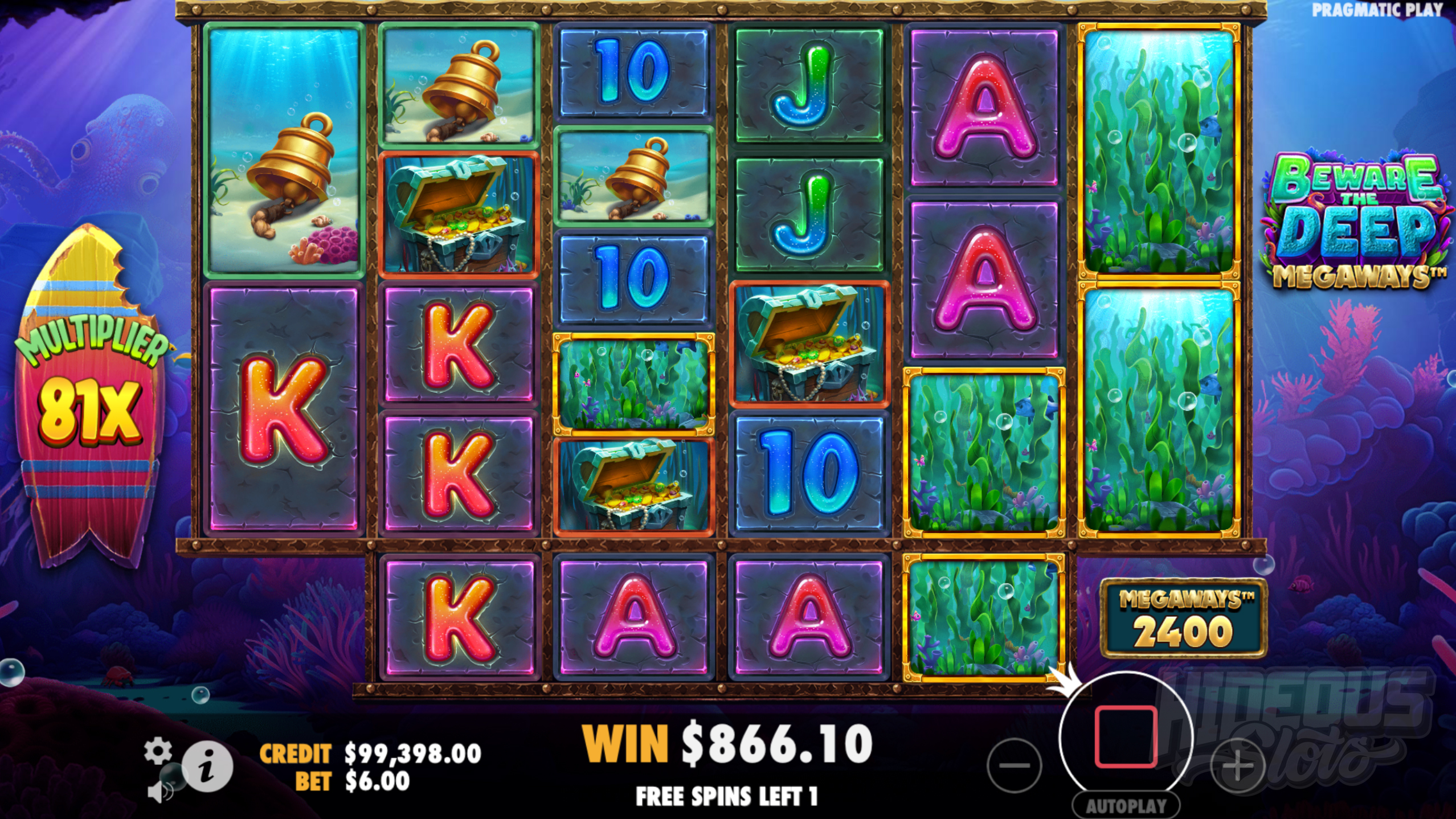 Beware the Deep Megaways - The Deep Free Spins