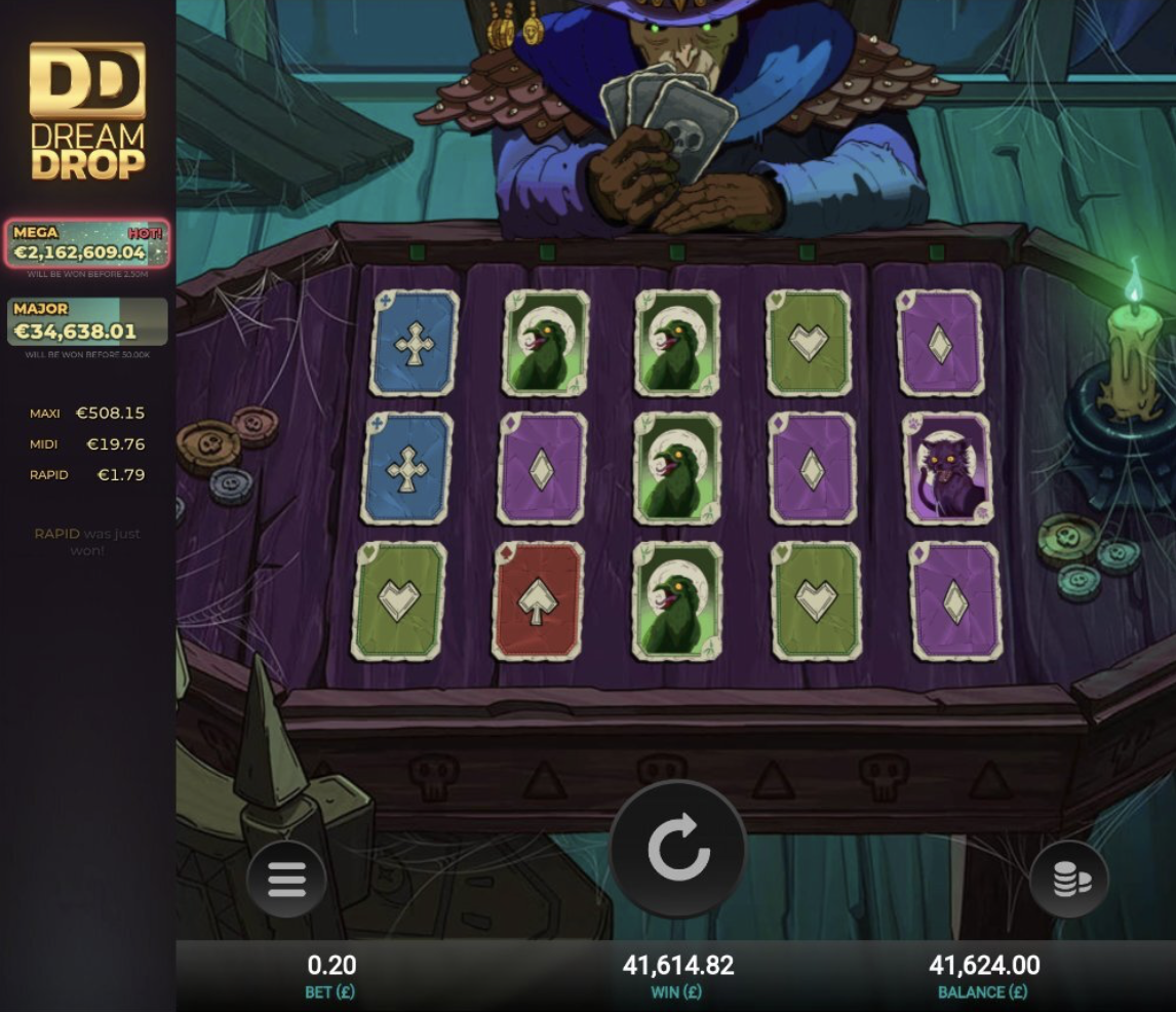 Grim the Splitter Dream Drop Major Jackpot - 208,074x Bet