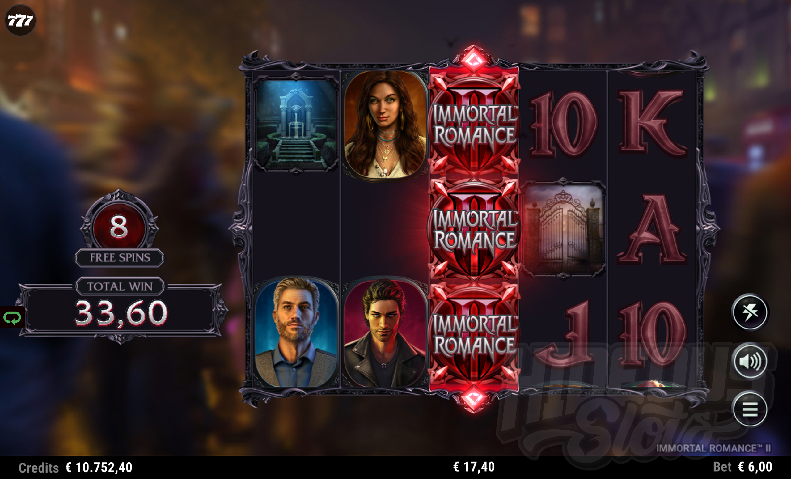 Immortal Romance II Troy Free Spins