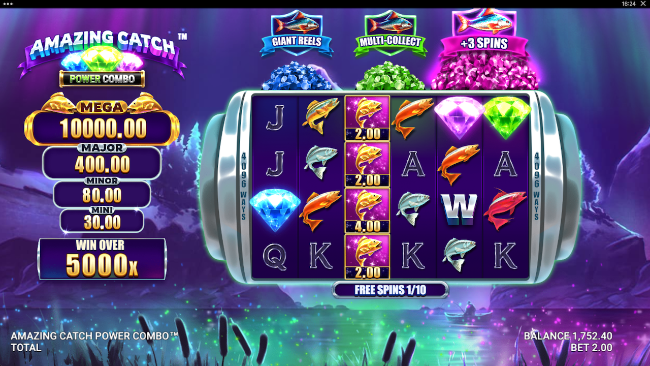 Trigger the Free Spins with all features active for a greater potential of big wins