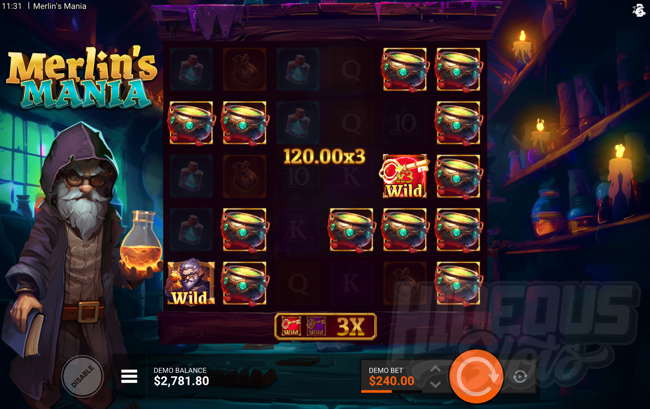 Land an Activator Wild to Apply the Global Multiplier to Any Wins the Wild is Part Of